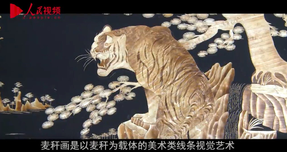 非遗麦秆画传承人贺兴文:带着自信,走出国门